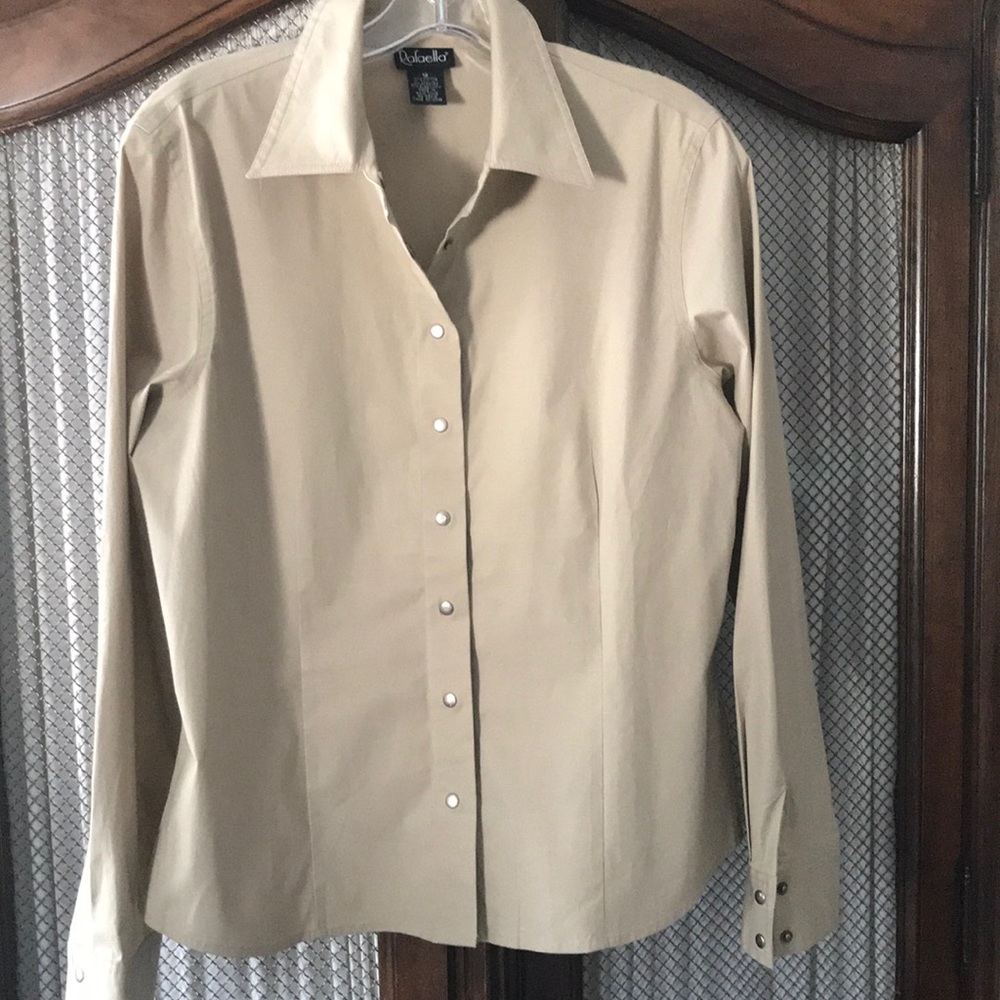 Rafaella Cotton Snap Front Shirt